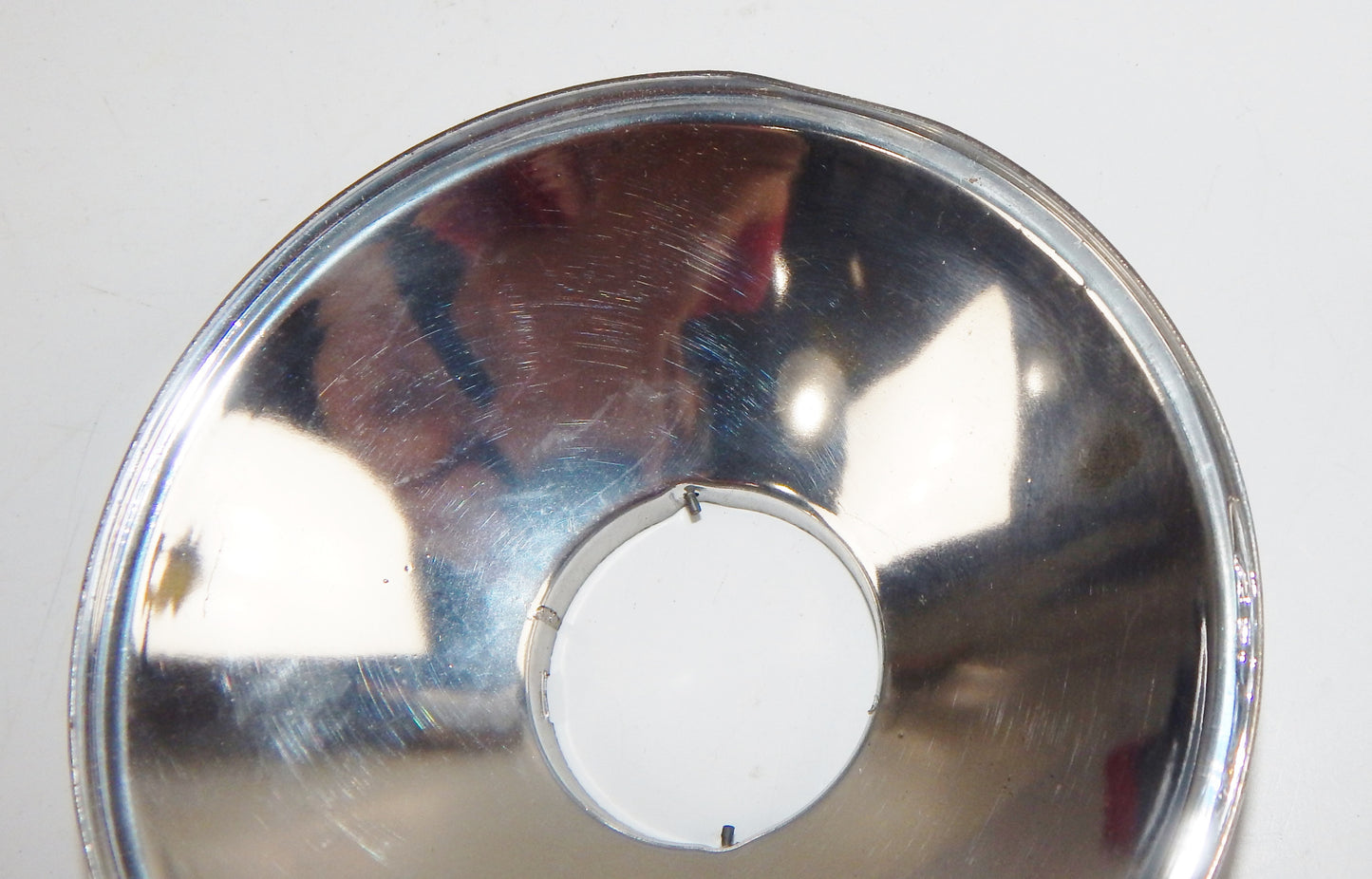 NOS ELMA HEADLIGHT REFLECTOR VINTAGE FIAT LANCIA ALFA FORD OPEL MG D=113mm ITALY - MotoRaider