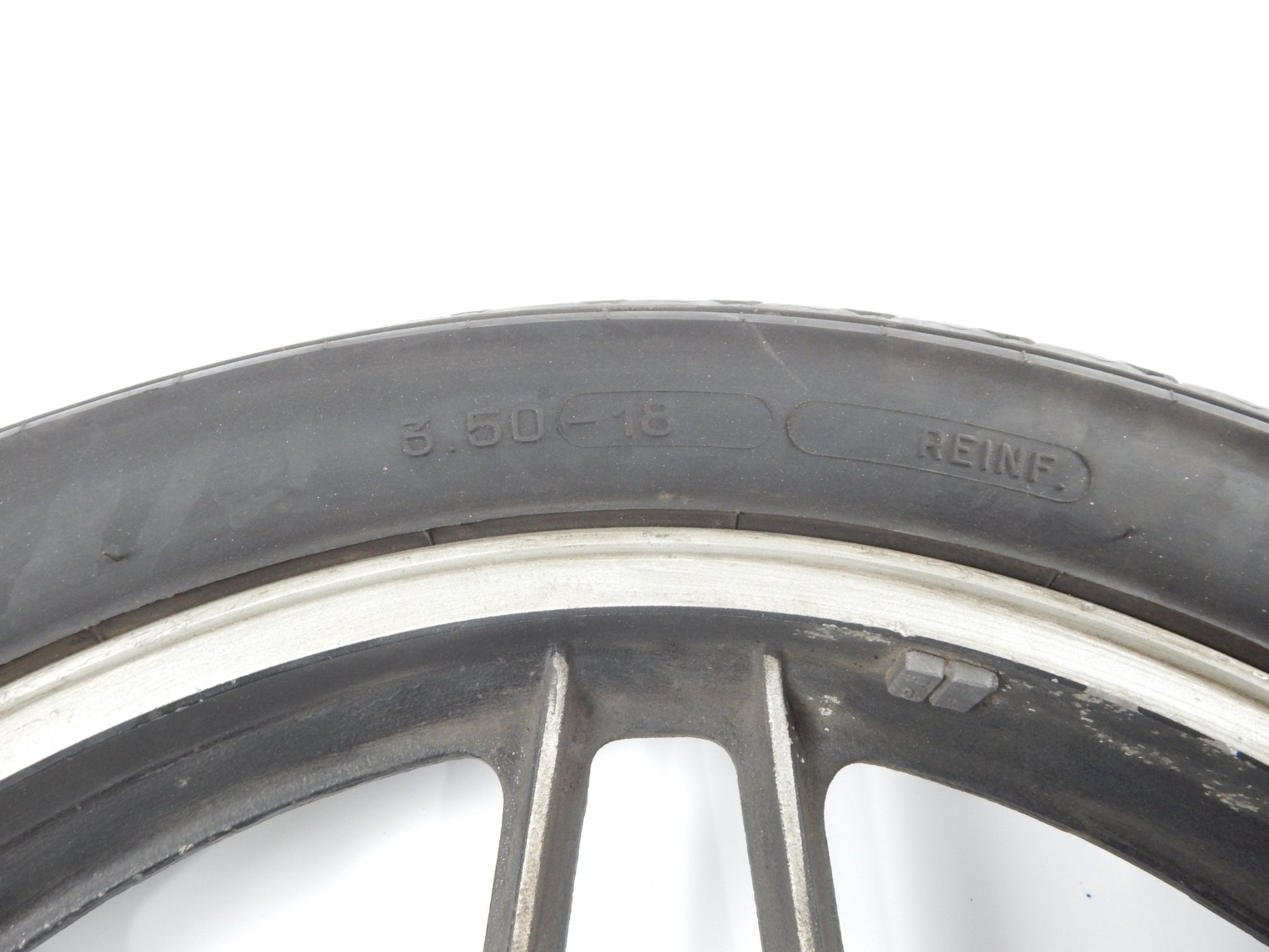 1981 MOTO GUZZI MONZA V50 RIM TIRE MICHELIN REAR WHEEL 3.50x18 VINTAGE ITALY - MotoRaider