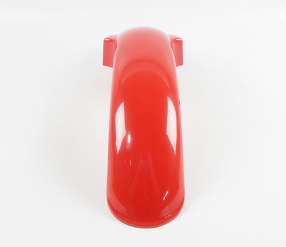 OEM LAVERDA 1990 LB-1 SPORT FRONT FENDER PLASTIC RED L=26" W=5" MUD GUARD ITALY - MotoRaider