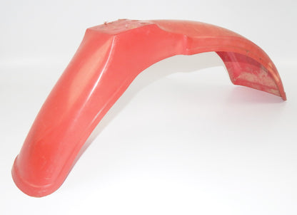 MR. ROBERT RED MUD GUARD FRONT WHEEL FENDER PLASTIC BETA L=36" VINTAGE ITALY - MotoRaider