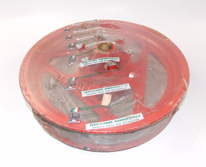 CAGIVA 1987-92 FRECCIA 125 17"x3.00 ALLOY DELTA SPOKE RED RIM GRIMECA 80A053669 - MotoRaider