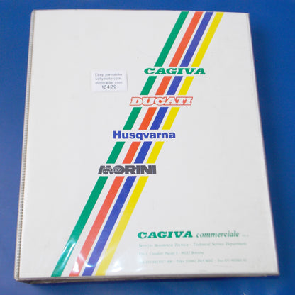 OEM DUCATI DEALER 1991 400ss JUNIOR '91 350 SPORT WORKSHOP MANUAL BOOK CAGIVA - MotoRaider