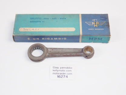 MPM BC 742 CONNECTING ROD + BEARING DUCATI 48 cc SL LENGTH 111 mm - MotoRaider