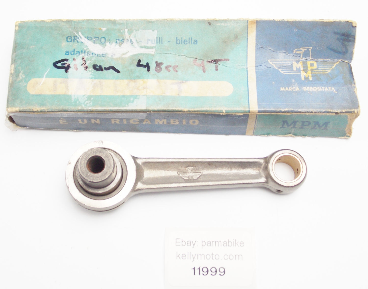 NOS MPM CONNECTING ROD+BEARING+PIN GITAN 48 cc 4-STROKE 1954-1955 VESPA APE 125 - MotoRaider