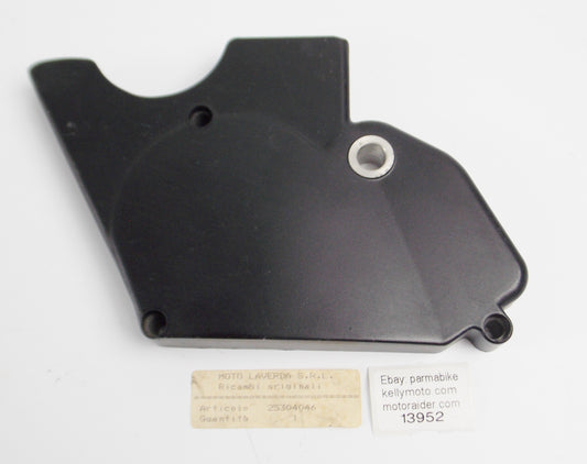 NOS OEM LAVERDA 125LB ENGINE MOTOR CHAIN SPROCKET COVER PROTECTOR PANEL 25304046 - MotoRaider