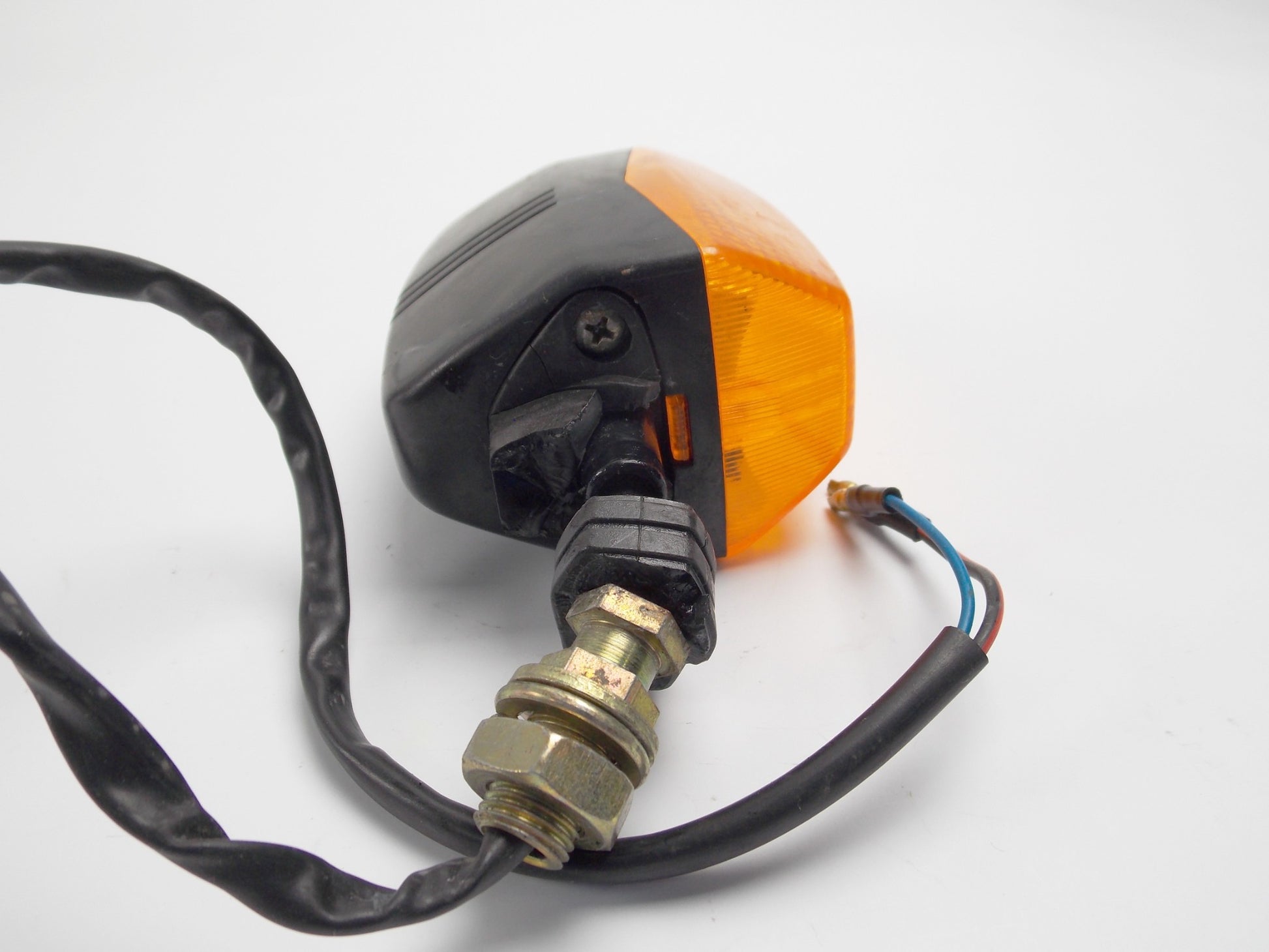 1986 CAGIVA 125 ELEFANTRE REAR RIGHT TURN SIGNAL BLINKER INDICATOR AMBER LENS - MotoRaider
