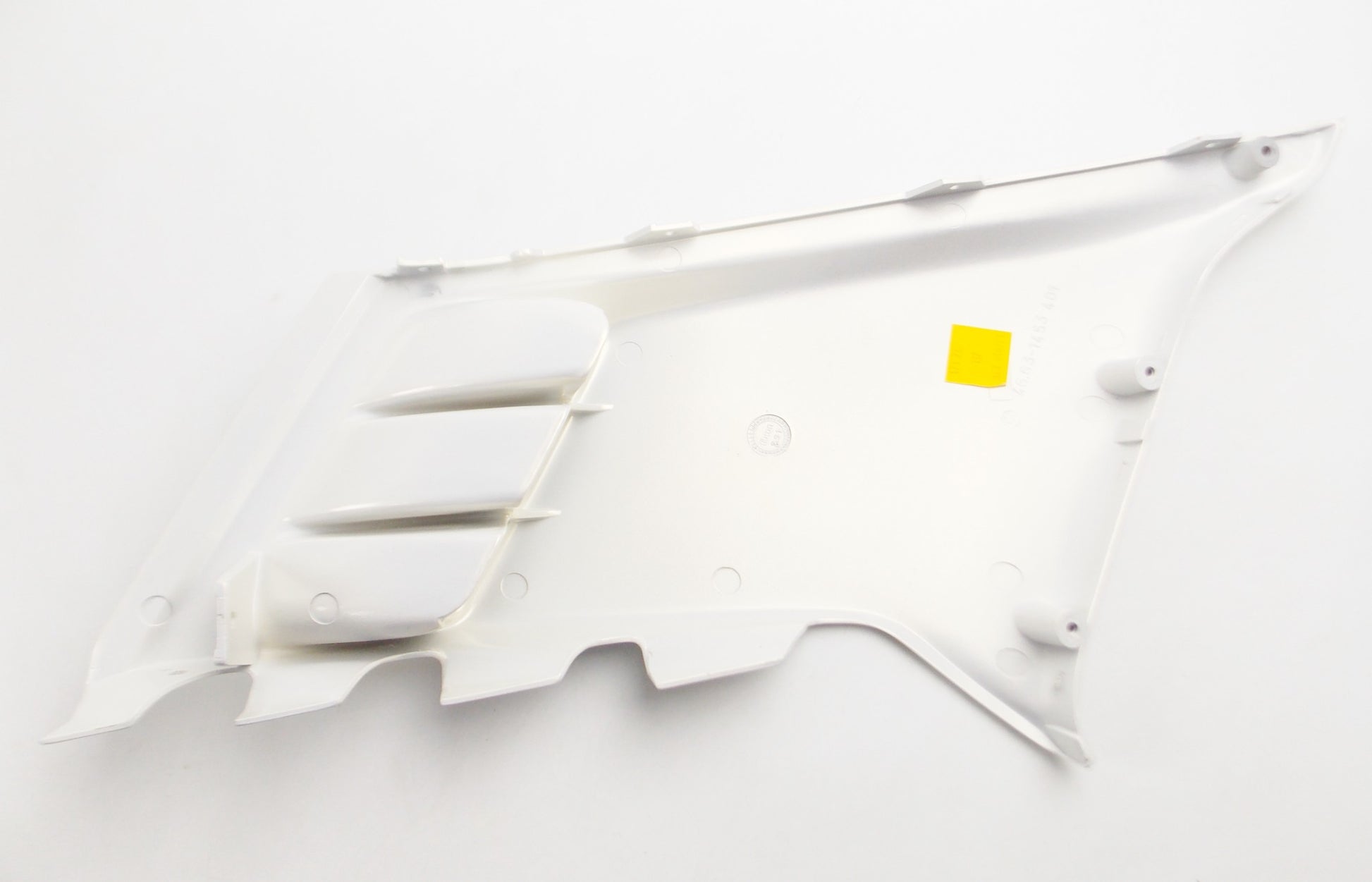 OEM BMW 1991-1992 K100RS GAS TANK LEFT COVER TRIM PANEL PEARL SILVER 46632322701 - MotoRaider