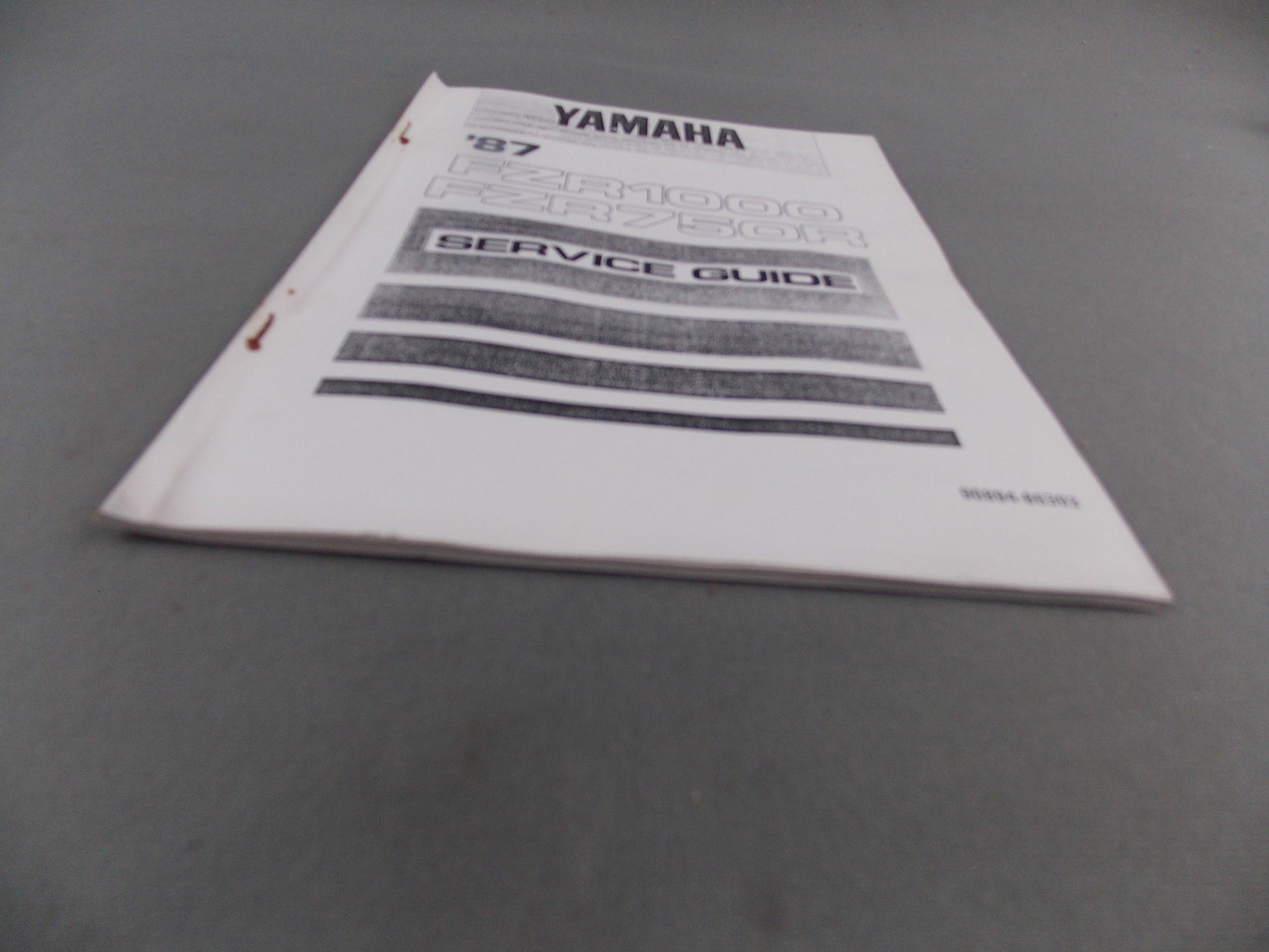 YAMAHA 1987 FZR1000 FZR750R SERVICE GUIDE ITALIAN # 90894-86303 - MotoRaider