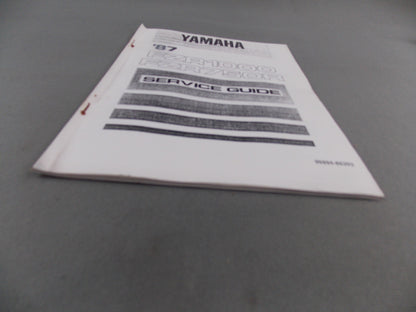 YAMAHA 1987 FZR1000 FZR750R SERVICE GUIDE ITALIAN # 90894-86303 - MotoRaider