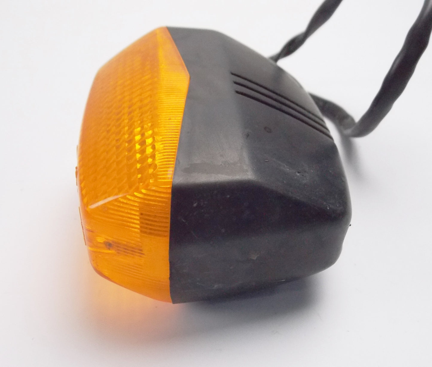 1986 CAGIVA 125 ELEFANTRE REAR RIGHT TURN SIGNAL BLINKER INDICATOR AMBER LENS - MotoRaider