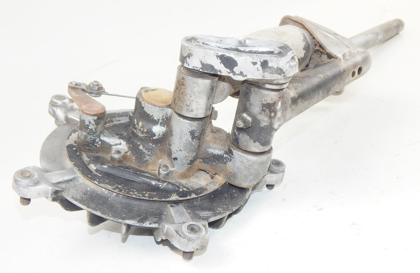 1970's VESPA PIAGGIO FRONT SUSPENSION STEERING COLUMN WHEEL HUB 125 PRIMAVERA 50 - MotoRaider
