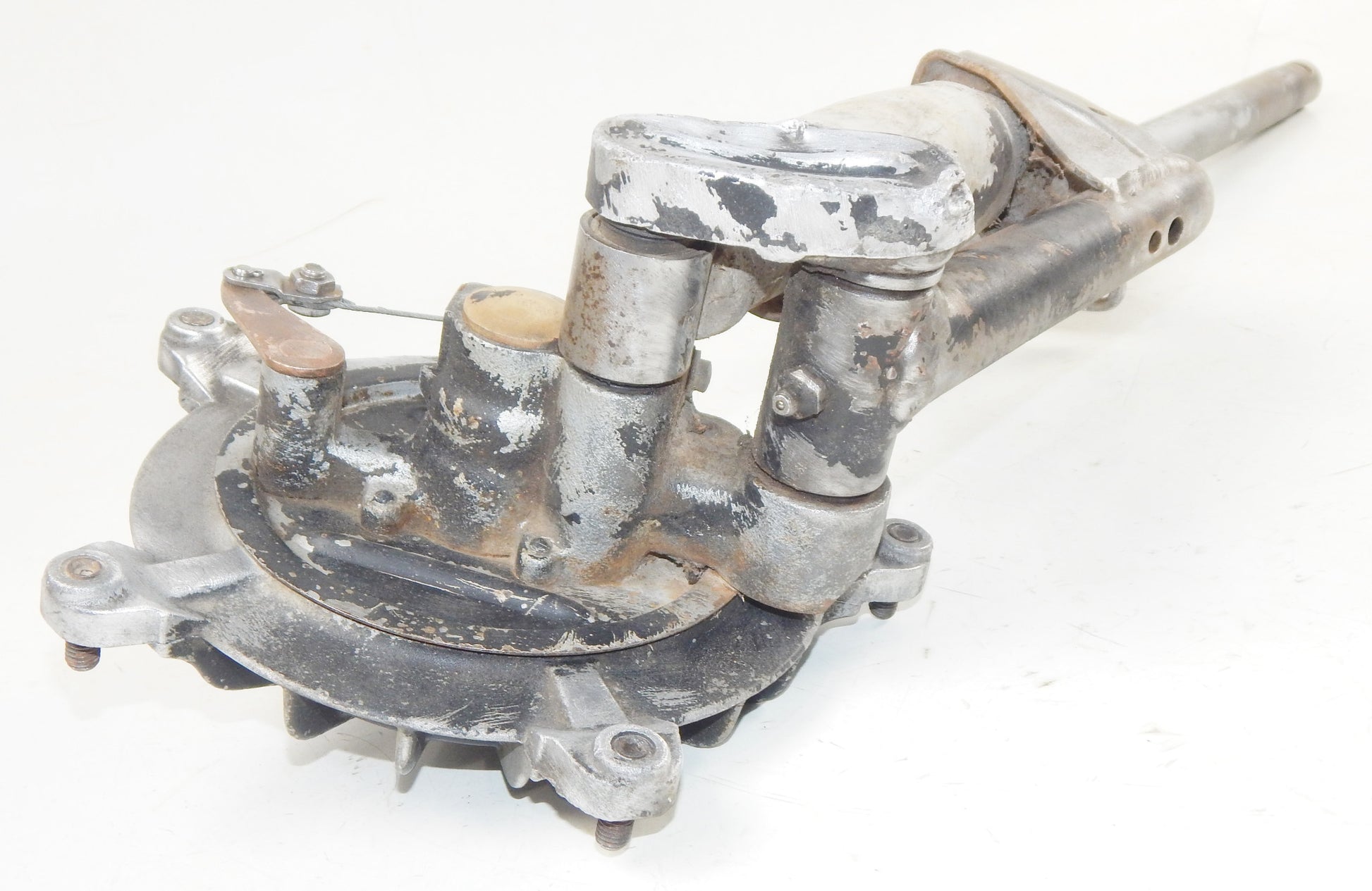1970's VESPA PIAGGIO FRONT SUSPENSION STEERING COLUMN WHEEL HUB 125 PRIMAVERA 50 - MotoRaider