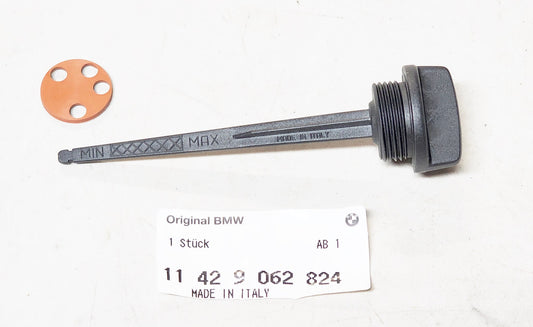 NOS OEM BMW MOTORCYCLE OIL LEVEL DIPSTICK CAP 11429062824 | 11 42 9 062 824 - MotoRaider