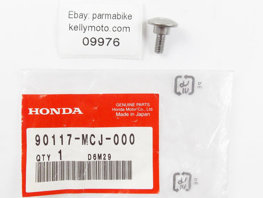NOS OEM HONDA 2000-2003 CBR900 LOWER COWL SCREW, SPECIAL (5X14) 90117-MCJ-000 - MotoRaider