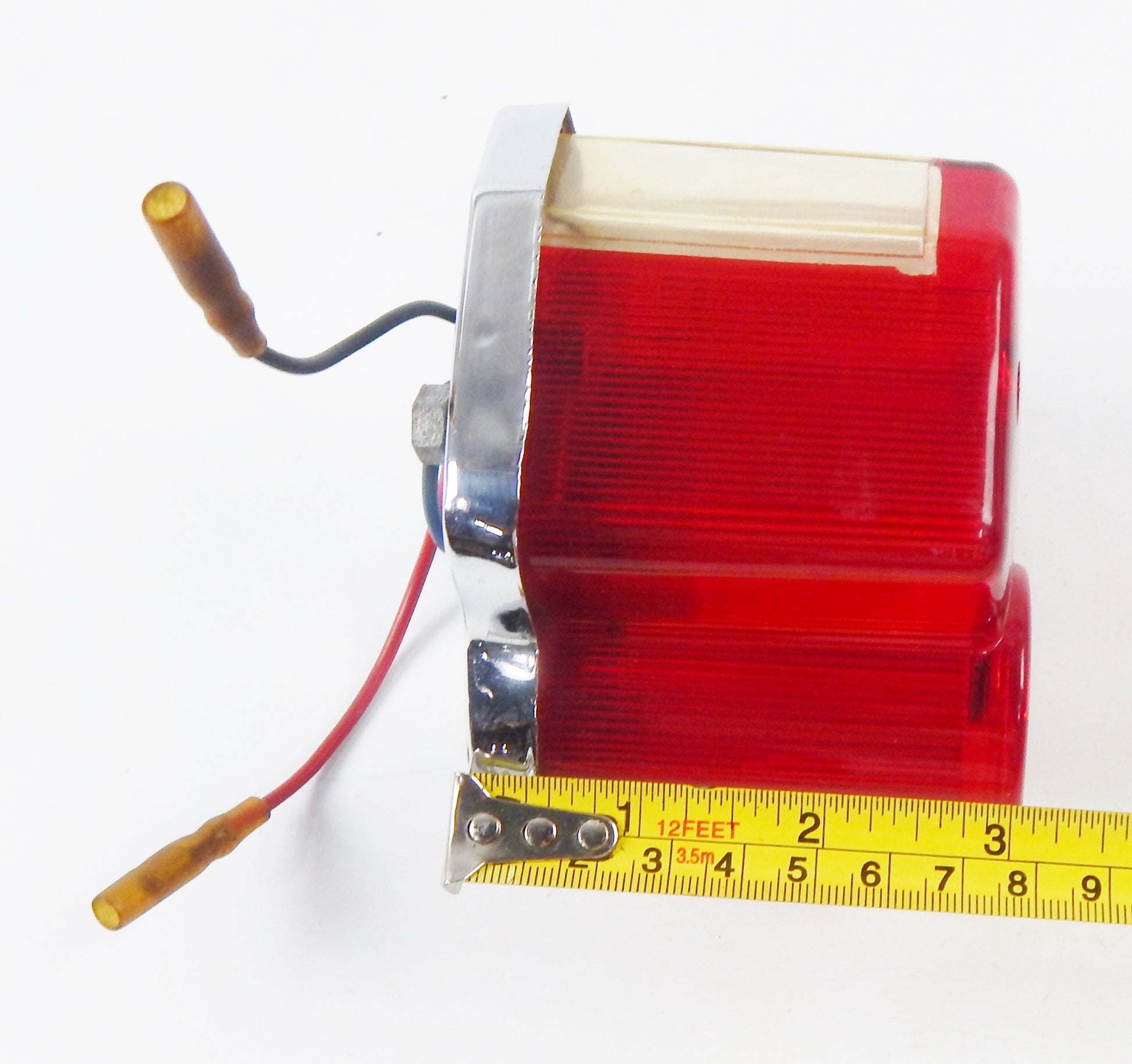 MOTORCYCLE REAR BRAKE STOP TAG LIGHT YAMAHA HONDA KAWASAKI 3.75"x3.5"x3" JAPAN - MotoRaider