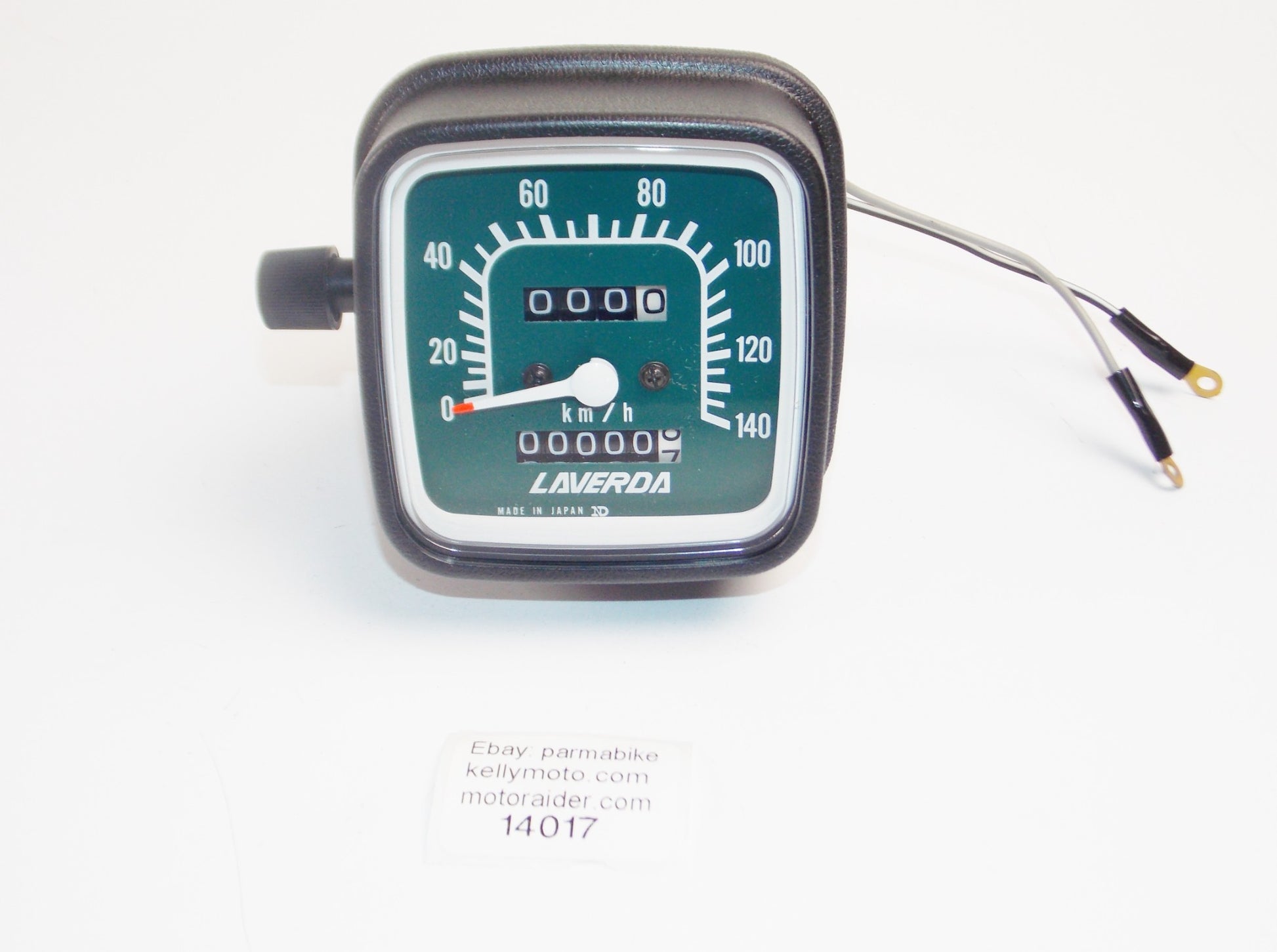 LAVERDA 1985 125 CU CUSTOM RIDE SPEEDOMETER 140kmh NIPPON DENSO 69002300 - MotoRaider