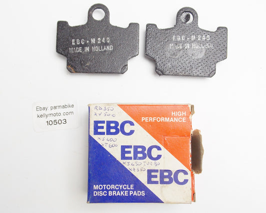 YAMAHA RD350 / XV500 / XS400 / XT600  XJ650 / XZ550 EBC DISC BRAKE PADS 81-249 - MotoRaider