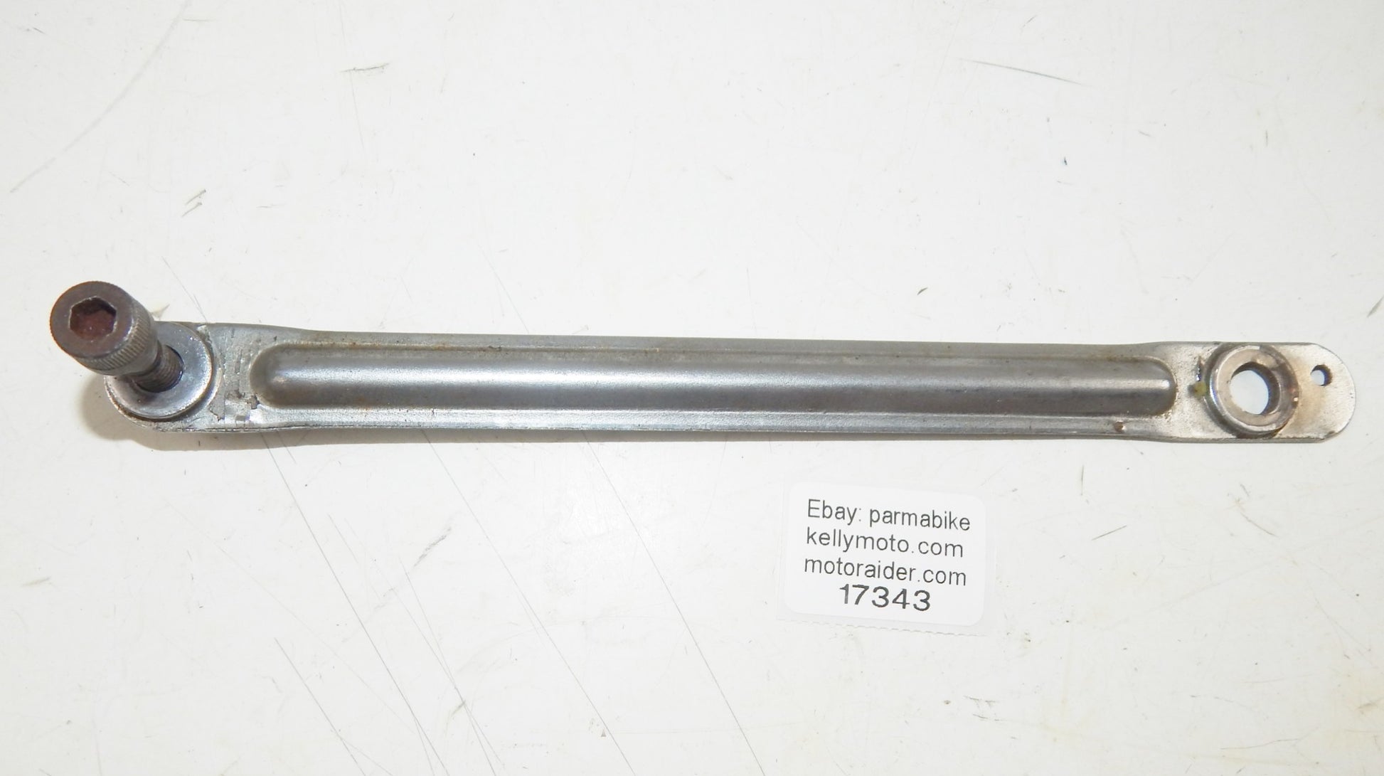 1970's KTM FRONT WHEEL BRAKE PLATE ROD STAY BRACKET ANCHOR VINTAGE - MotoRaider