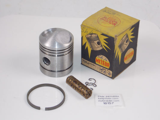 NOS METERO 096 PISTON 54.4mm MV 125 SPORT 4-STROKE+RING+15MM PIN+CIRCLIP 16157 - MotoRaider