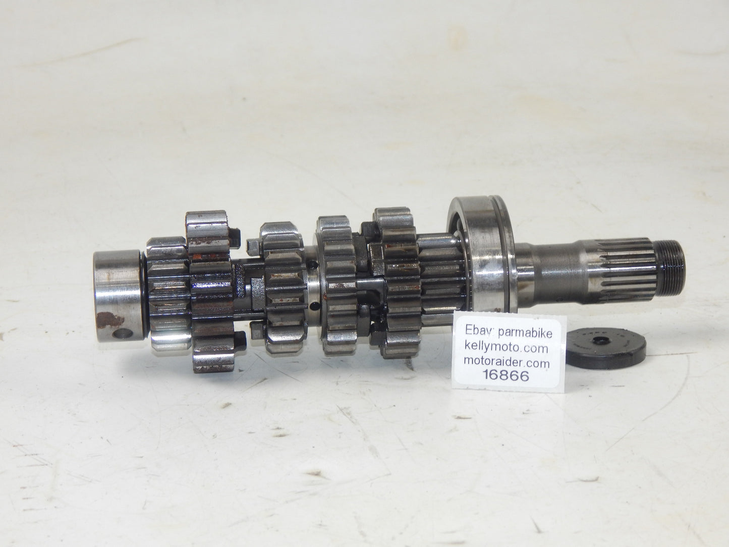 1986 SUZUKI GSXR 750 MOTOR ENGINE GEARBOX TRANSMISSION MAIN SHAFT+GEAR VINTAGE - MotoRaider