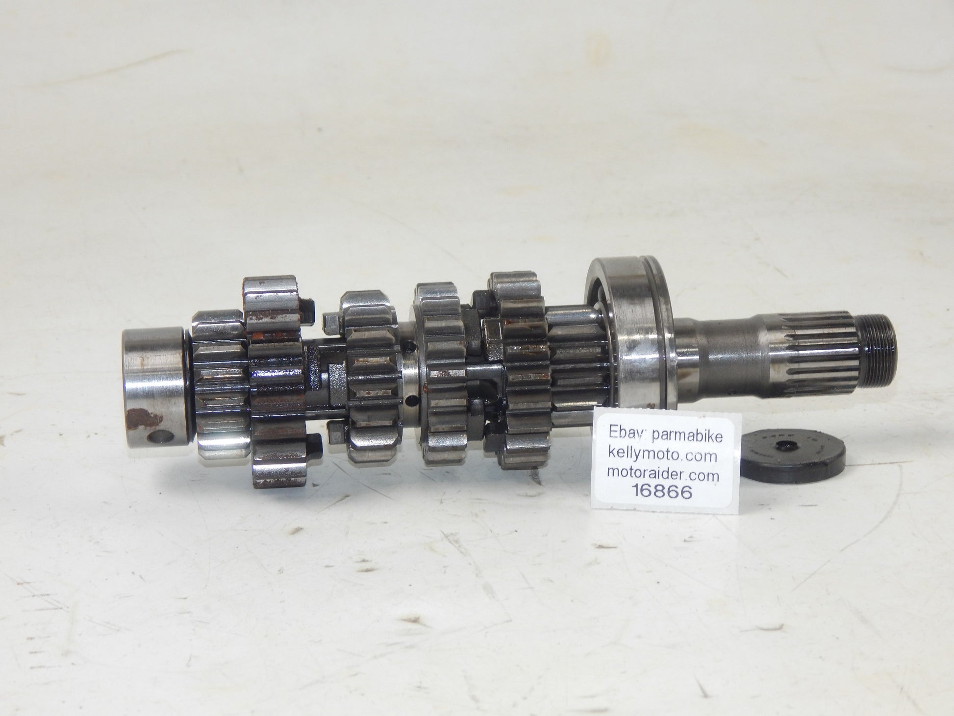 1986 SUZUKI GSXR 750 MOTOR ENGINE GEARBOX TRANSMISSION MAIN SHAFT+GEAR VINTAGE - MotoRaider