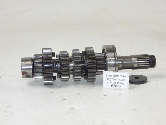 1986 SUZUKI GSXR 750 MOTOR ENGINE GEARBOX TRANSMISSION MAIN SHAFT+GEAR VINTAGE - MotoRaider