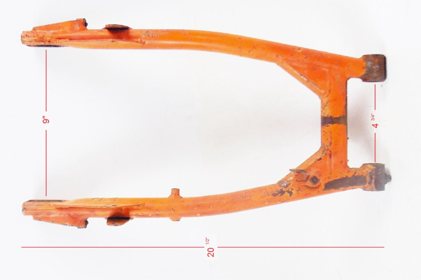 FRAME CHASSIS SWINGARM BETA VINTAGE MOTOCROSS ITALY OL=20.5" REAR WHEEL W=9" - MotoRaider
