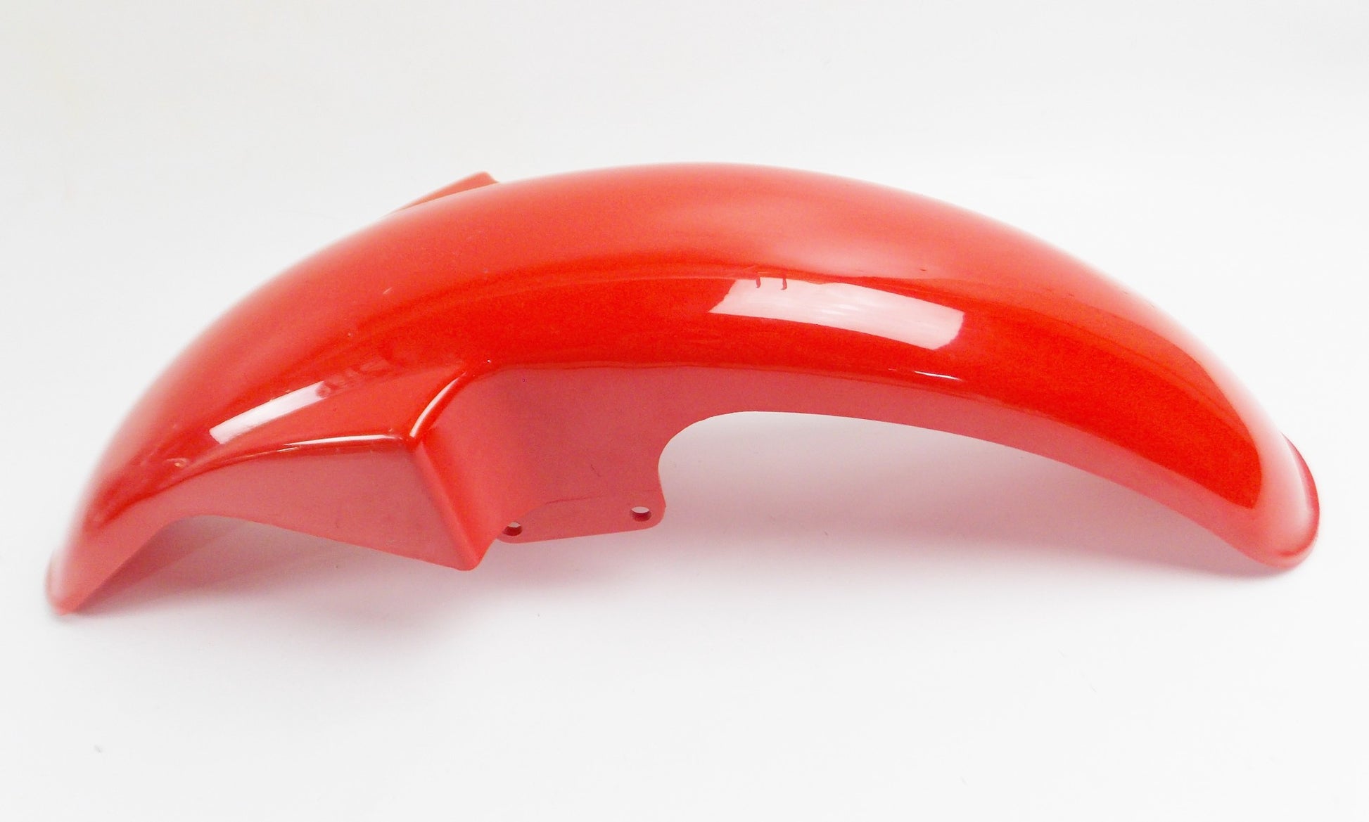 OEM LAVERDA LB-1 UNO SPORT 1990 PLASTIC FRONT FENDER MUD GUARD RED - MotoRaider