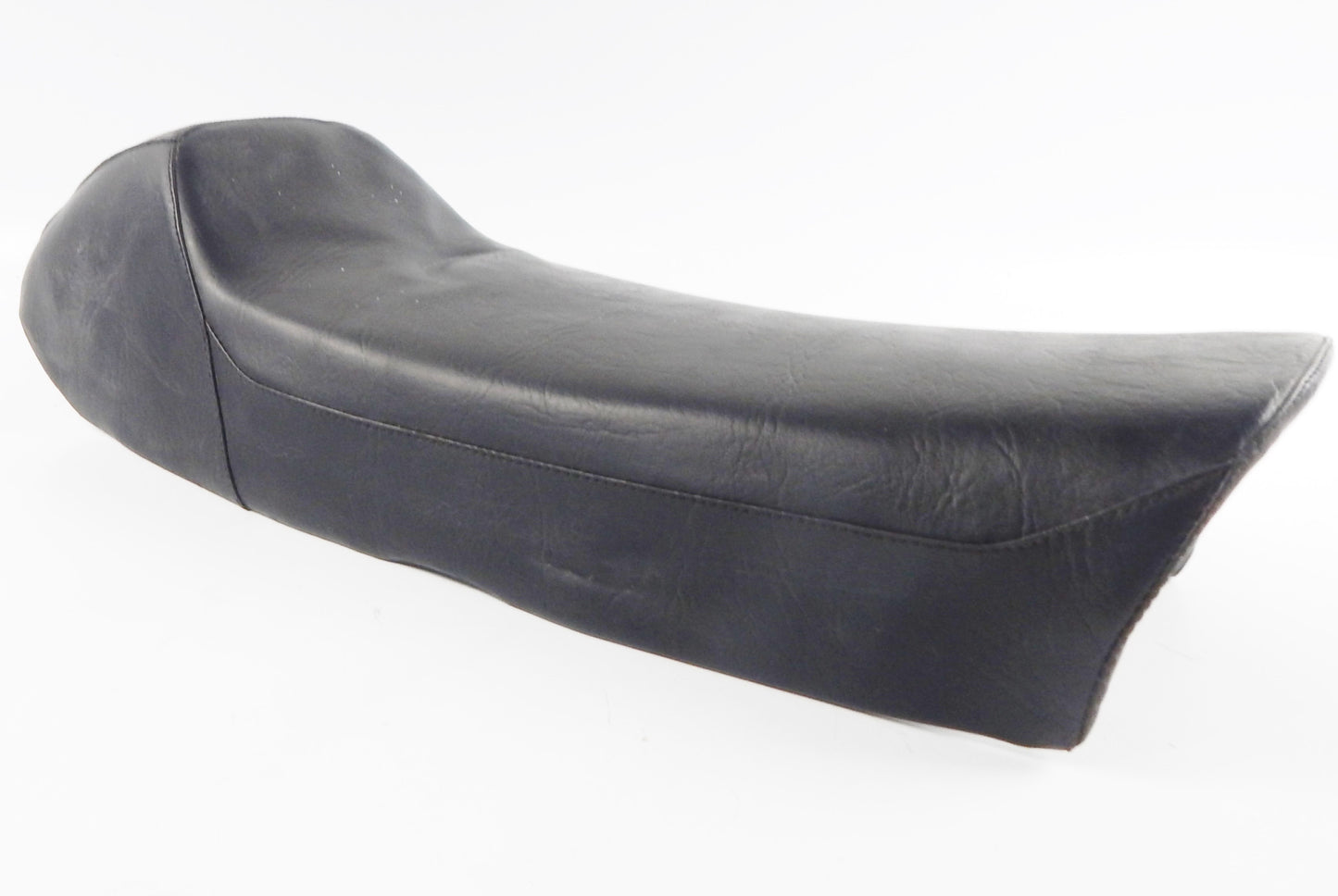 GA-MAN YAMAHA BLACK SADDLE SEAT L=22" W=10" CAFÉ RACER RD VINTAGE ITALY - MotoRaider
