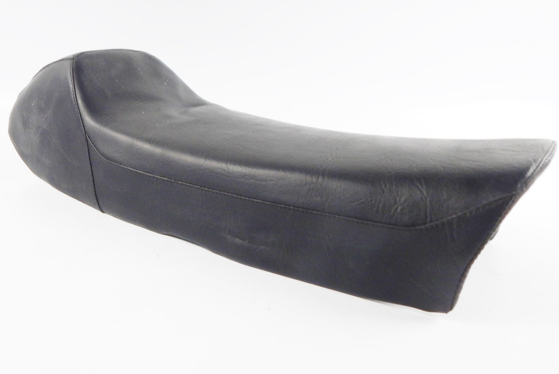 GA-MAN YAMAHA BLACK SADDLE SEAT L=22" W=10" CAFÉ RACER RD VINTAGE ITALY - MotoRaider