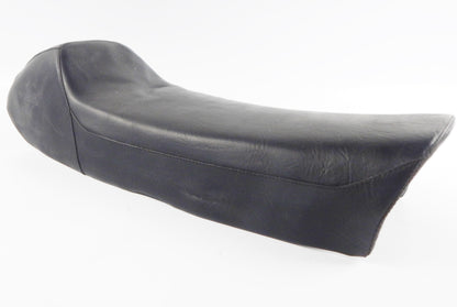GA-MAN YAMAHA BLACK SADDLE SEAT L=22" W=10" CAFÉ RACER RD VINTAGE ITALY - MotoRaider