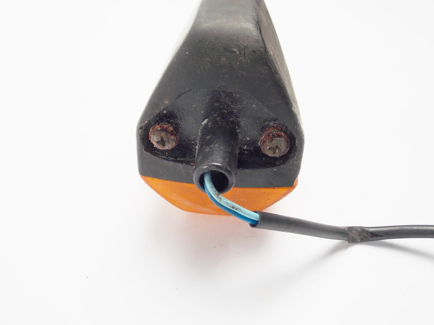 1986 CAGIVA 125 ELEFANTRE FRONT LEFT TURN SIGNAL BLINKER INDICATOR AMBER LENS - MotoRaider