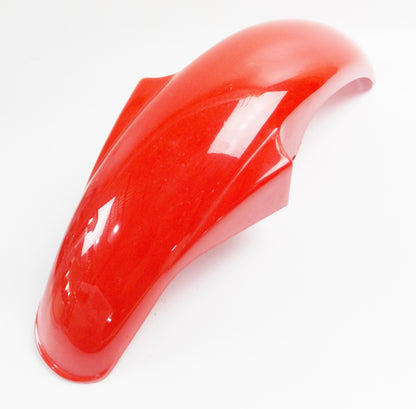 OEM LAVERDA LB-1 UNO SPORT 1990 PLASTIC FRONT FENDER MUD GUARD RED - MotoRaider