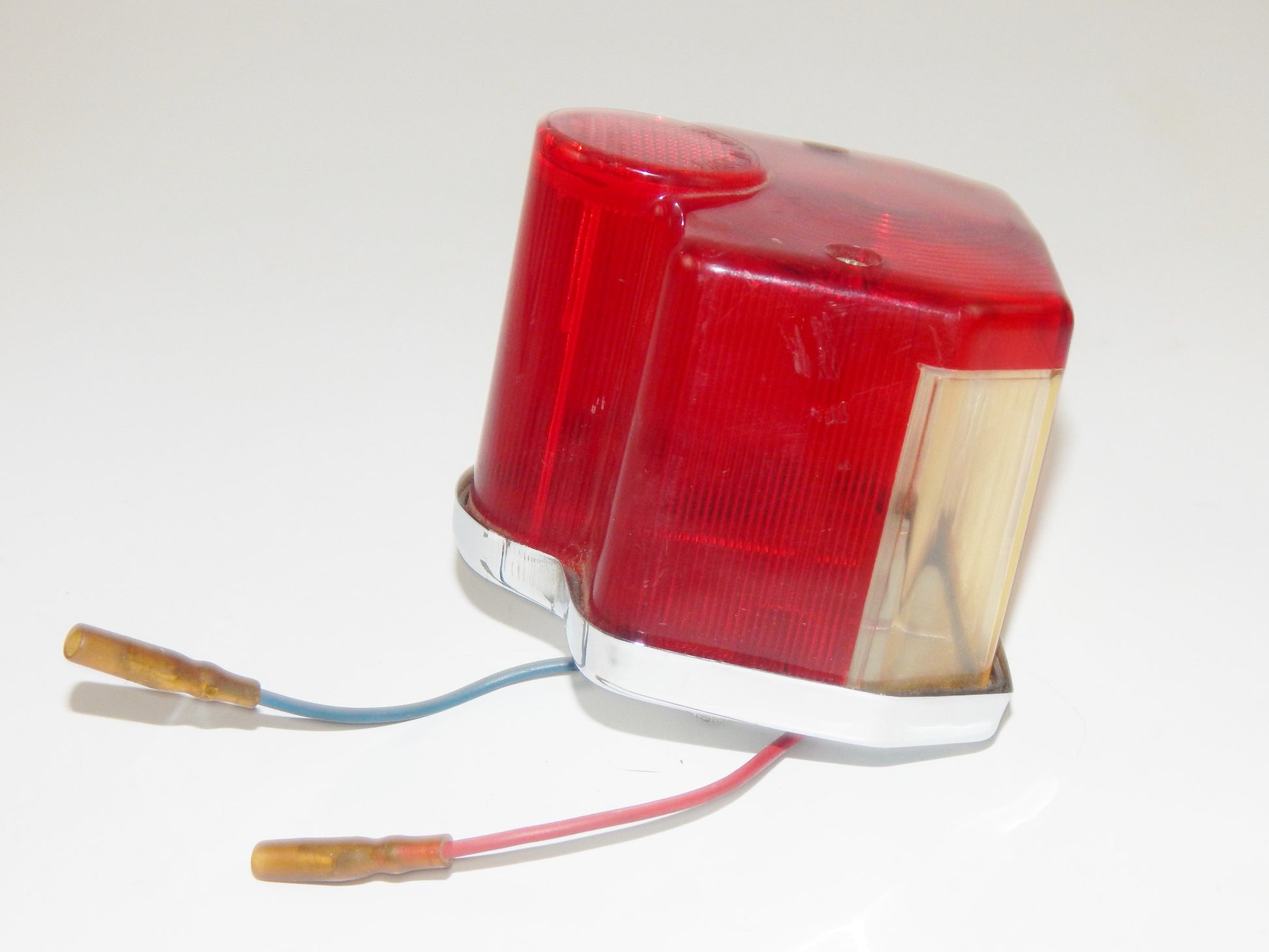 MOTORCYCLE REAR BRAKE STOP TAG LIGHT YAMAHA HONDA KAWASAKI 3.75"x3.5"x3" JAPAN - MotoRaider