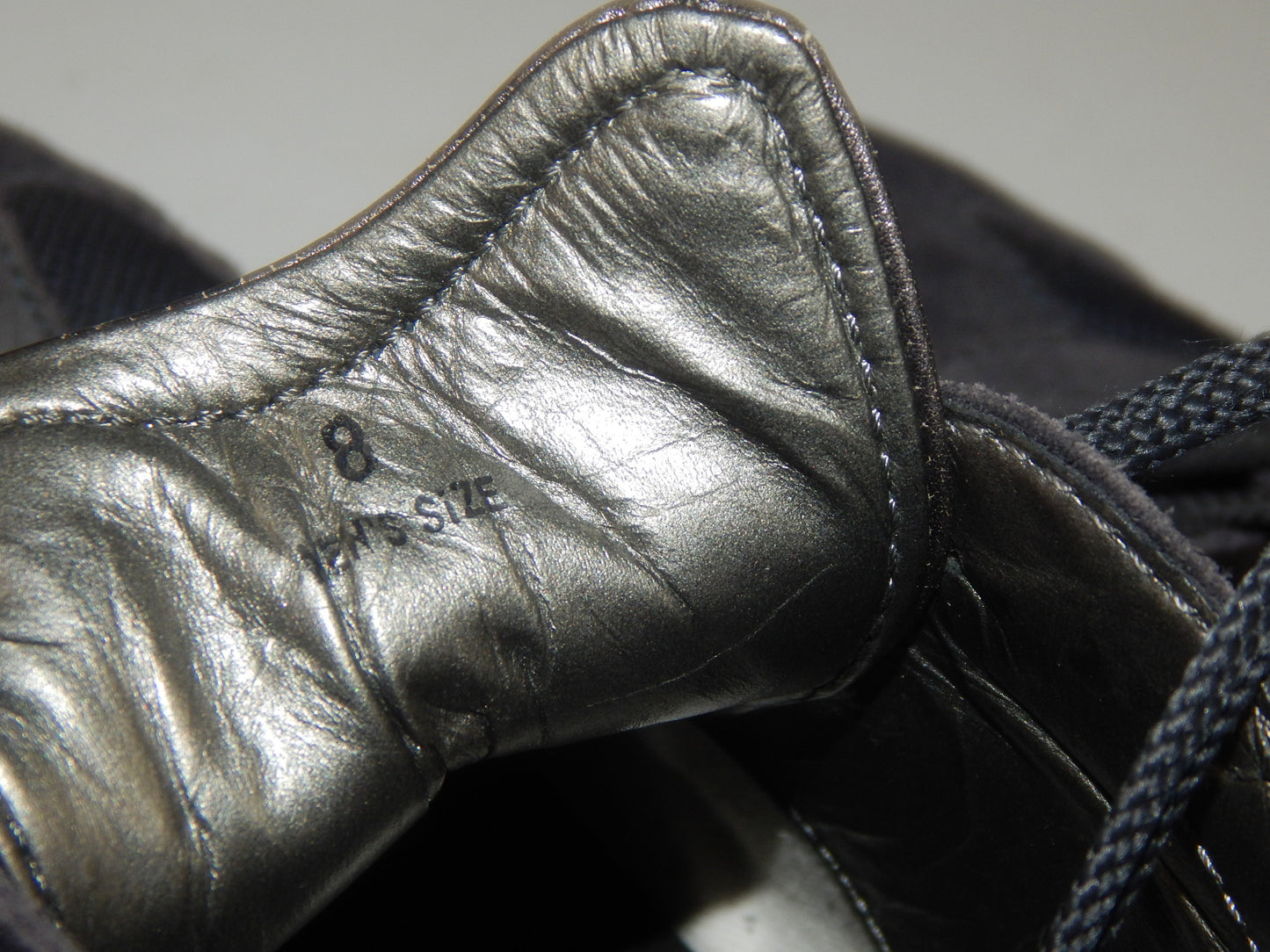 ORIGINAL TOD'S MEN SHOES SPORT SNEAKERS BLUE LEATHER FABRIC EURO SIZE 8 (US 10) - MotoRaider