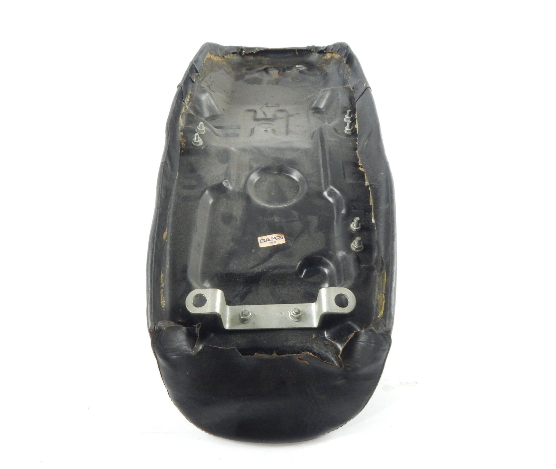 GA-MAN YAMAHA BLACK SADDLE SEAT L=22" W=10" CAFÉ RACER RD VINTAGE ITALY - MotoRaider