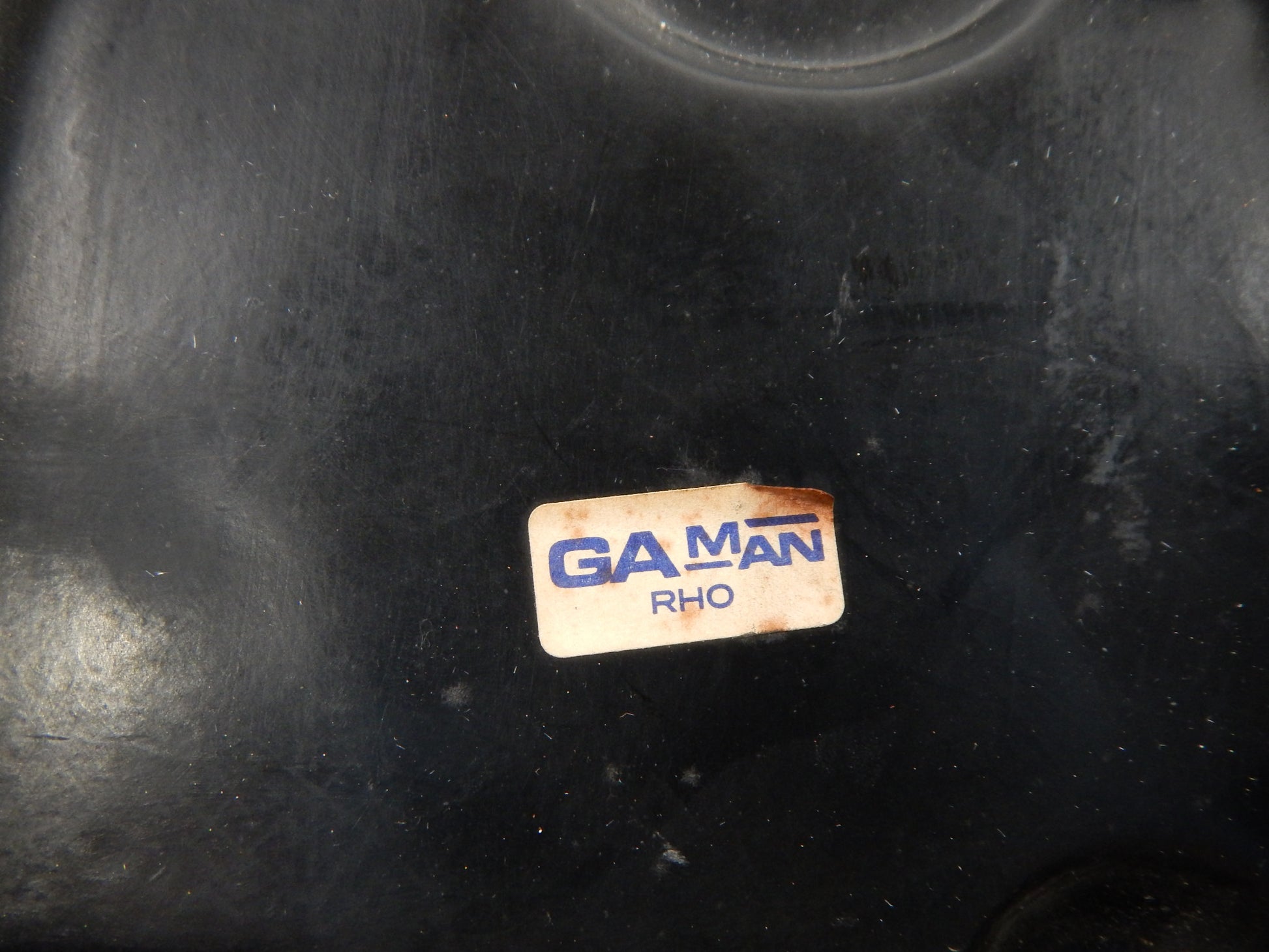 GA-MAN YAMAHA BLACK SADDLE SEAT L=22" W=10" CAFÉ RACER RD VINTAGE ITALY - MotoRaider