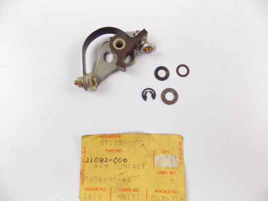 NOS OEM KAWASAKI IGNITION ARM CONTACT BREAKER 1966-1971 FI F2 F3 21082-006 - MotoRaider