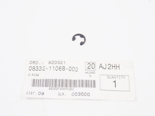 NOS OEM SUZUKI 2006-2010 VL800 | 2007-2017 DL650 FOOTREST E RING 08332-1106B-000 - MotoRaider