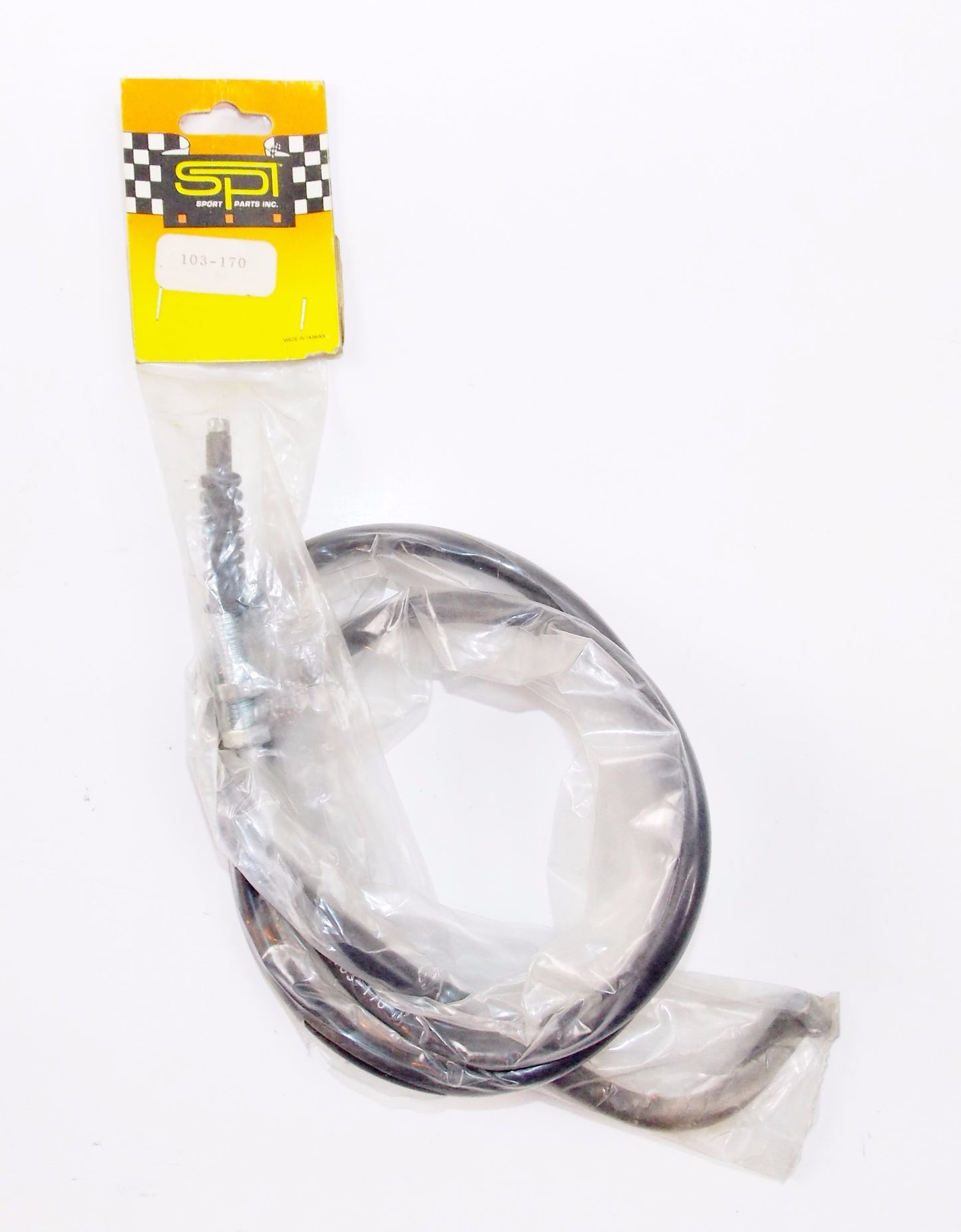 NOS MARSHALL BLACK VINYL CLUTCH CABLE KAWASAKI 1990-1992 EX500 103-170 - MotoRaider