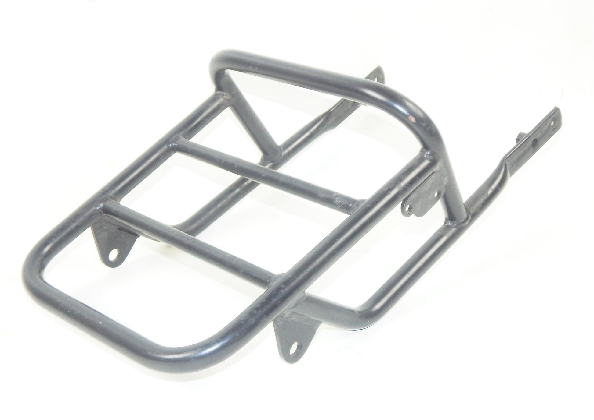 OEM LAVERDA BLACK REAR LUGGAGE GRILL RACK YAMAHA HONDA KAWASAKI LAVERDA CAGIVA - MotoRaider