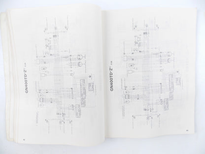 1980.5 SUZUKI DR DS FA FR FZ GN GS GT PE RS SP TR TS WIRING DIAGRAM MANUAL BOOK - MotoRaider