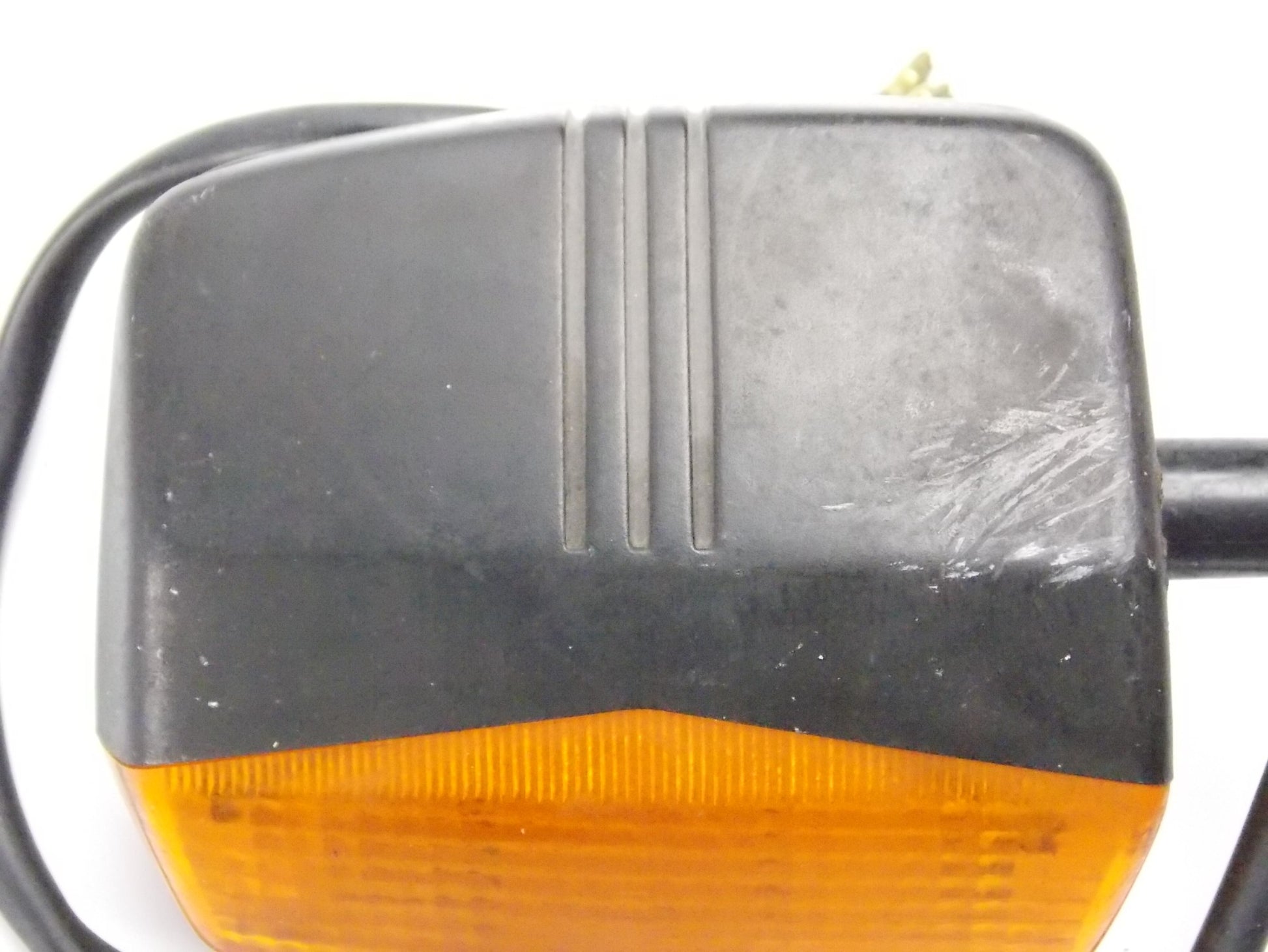 1986 CAGIVA 125 ELEFANTRE FRONT RIGHT TURN SIGNAL BLINKER INDICATOR AMBER LENS - MotoRaider