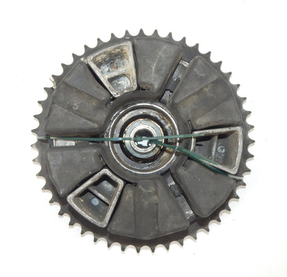 1989 KAWASAKI ZX 750 NINJA REAR WHEEL CUSHION PLATE CARRIER DRIVE SPROCKET 47T - MotoRaider