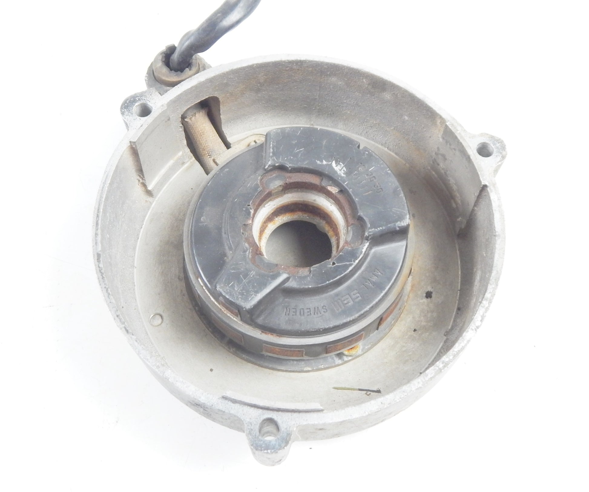 1980's HUSKY ENGINE MOTOR STATOR COVER VINTAGE MOTOCROSS ENDURO - MotoRaider