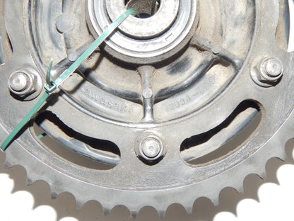 1989 KAWASAKI ZX 750 NINJA REAR WHEEL CUSHION PLATE CARRIER DRIVE SPROCKET 47T - MotoRaider