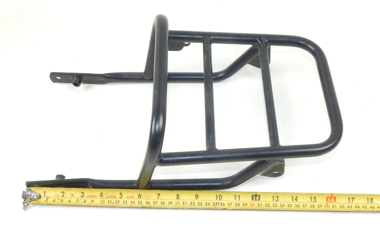 OEM LAVERDA BLACK REAR LUGGAGE GRILL RACK YAMAHA HONDA KAWASAKI LAVERDA CAGIVA - MotoRaider
