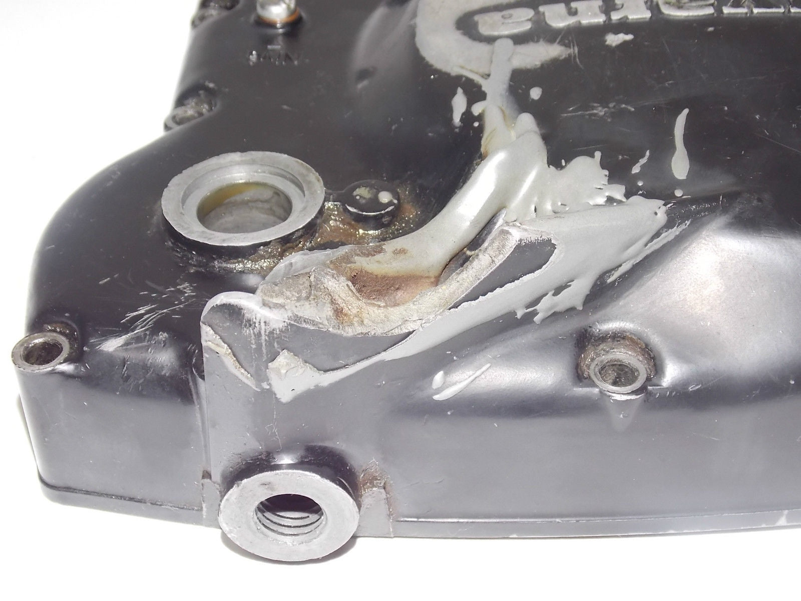 1972 - 1976 Husqvarna WR CR RT 250 400 CLUTCH SIDE COVER LEFT ENGINE MOTOR #2 - MotoRaider