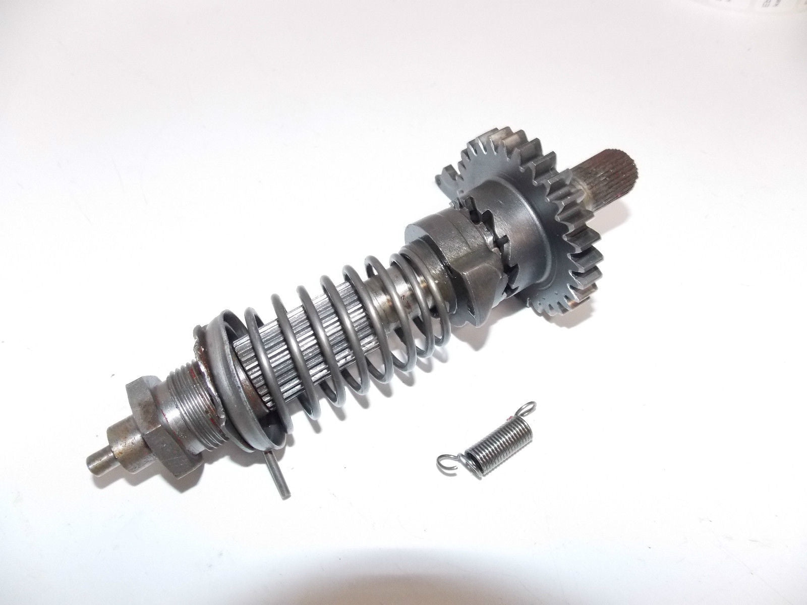 1978 KTM 400 MC5 GS MOTOCROSS ENGINE KICK START SHAFT ASSEMBLY SPRING RATCHET - MotoRaider