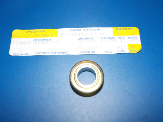 NOS YAMAHA 1980-1985 YT125 FRONT WHEEL SPACER FLANGE 2  3X3-25116 - MotoRaider